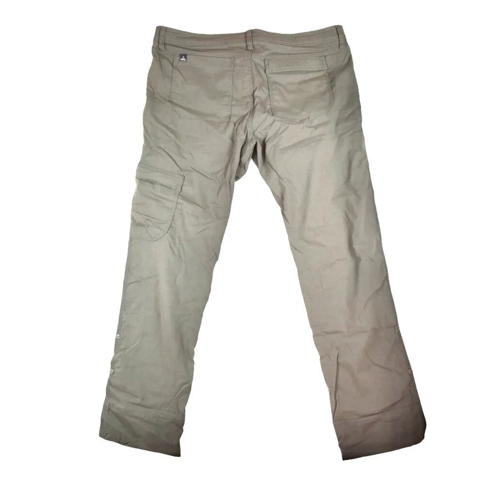 prAna Stretch Zion Pant II‎ Men's Hiking Cargo Pants Size 40 x 32 Khaki Tan
